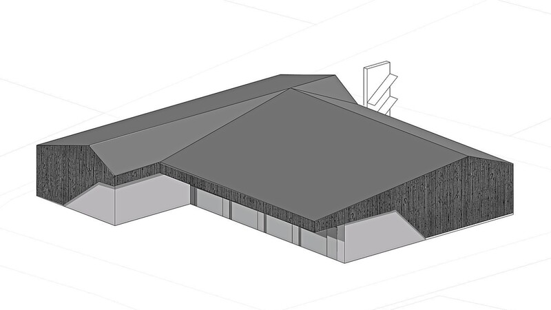 So könnte das neue Altenkreither FFW-Haus einmal aussehen. Rechts die Fahrzeughalle, links der Sozialtrakt.