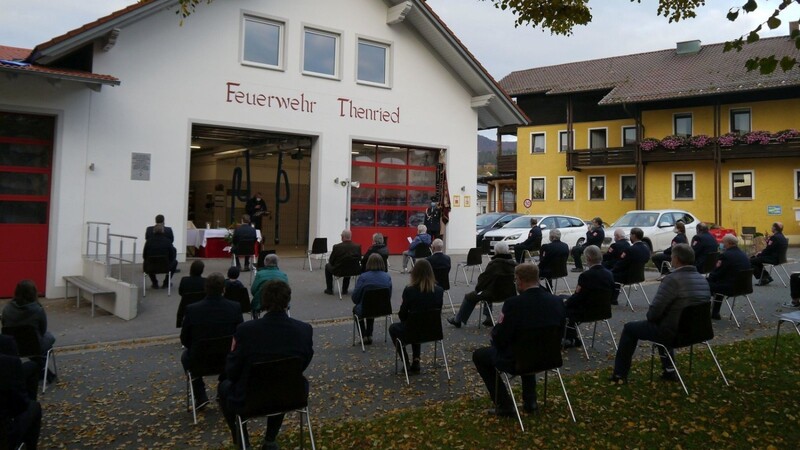 Beim Jahrtagsgottesdienst wurde auf die Einhaltung der Abstands- und Hygienevorschriften geachtet.