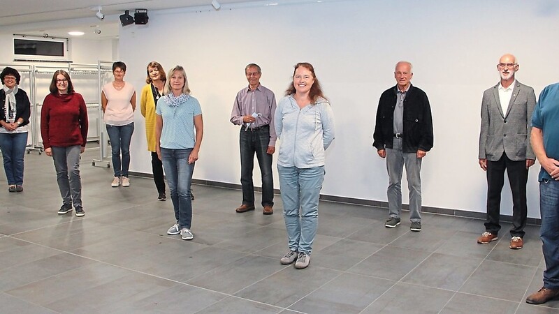 Verbandsehrungen beim TV Osterhofen für verdiente Funktionäre.