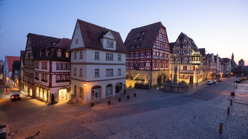 Leere Straßen im Touristen-Hotspots Rothenburg ob der Tauber während den Ausgangsbeschränkungen im März. Ähnliche Regeln wie im Frühjahr sollen ab Mittwoch gelten.