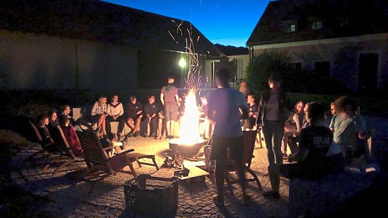 Beliebt waren die Abende am Lagerfeuer.