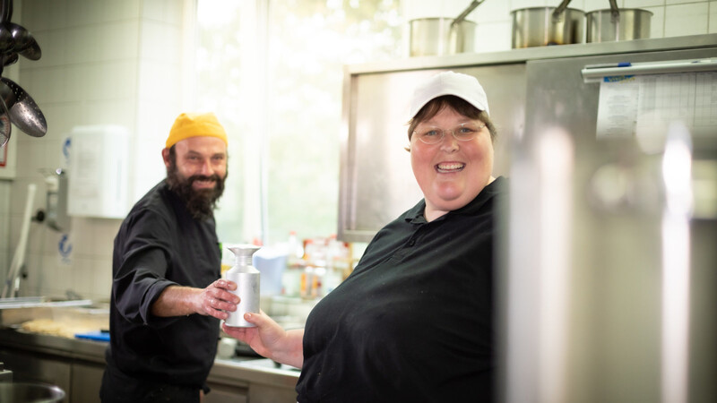 Ab Montag gibt's wieder Arbeit in der Küche des Restaurants Viva Vita der Lebenshilfe Freising.