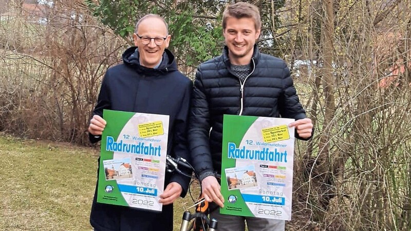 Die Abteilungsleiter Rad, Thomas Vogl (links) und Johannes Eisenhart, hoffen auf viele Teilnehmer.