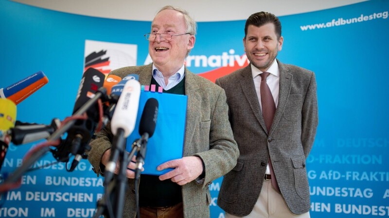 Christian Lüth (r.) galt einst als enger Vertrauter von Fraktonschef Alexander Gauland.