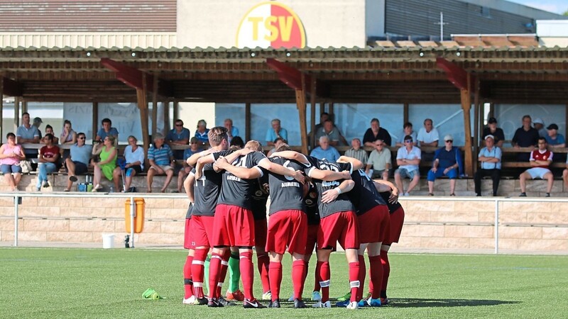 Auf dem Kunstrasenplatz im TSV-Sportpark, auf dem ebenfalls Ligaspiele ausgetragen werden, gibt es bereits eine Zuschauertribüne.