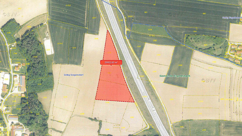 Zwei Hektar groß soll der geplante Agrar-Solarpark zwischen der B15neu und Oberdörmbach werden. 270 Meter Luftlinie trennen ihn von der nächsten Wohnbebauung.