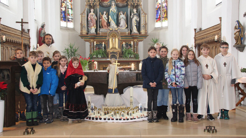 Die Kinder gestalteten den Familiengottesdienst.