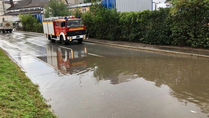 Mehrere Einsätze hatte die Feuerwehr wie hier in Viechtach zu bewältigen.