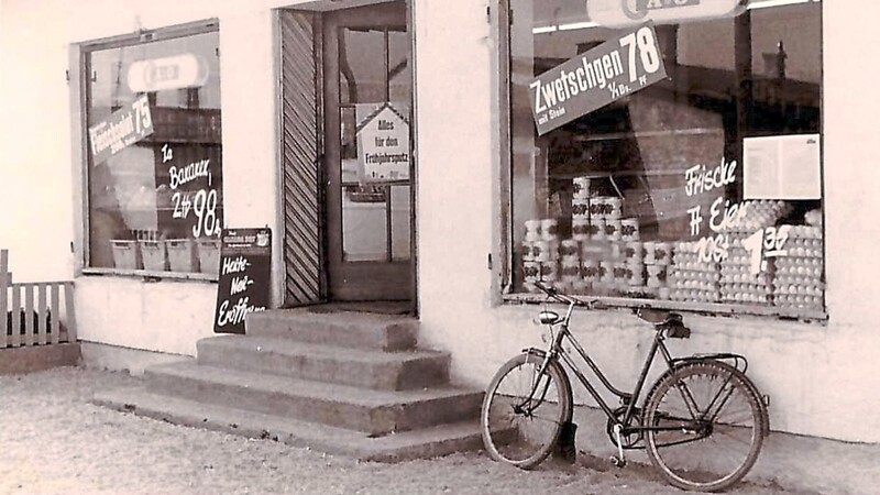 Dieses Bild zeigt die Scherer-Filiale in der heutigen Buchenlandstraße.