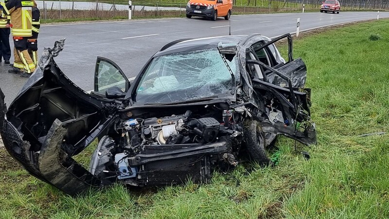 Der Unfall ereignete sich am Mittwochnachmittag auf der B299.