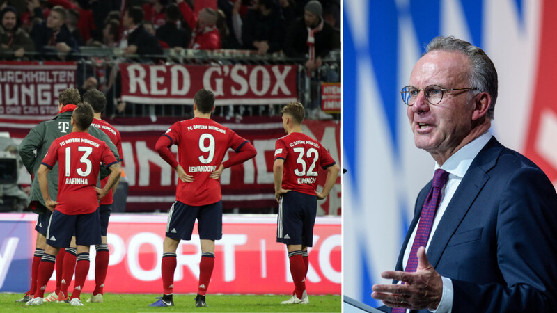 Nie wieder blaue Hosen! Bayern-Vorstandsboss Karl-Heinz Rummenigge sprach auf der Jahreshauptversammlung ein Machtwort.