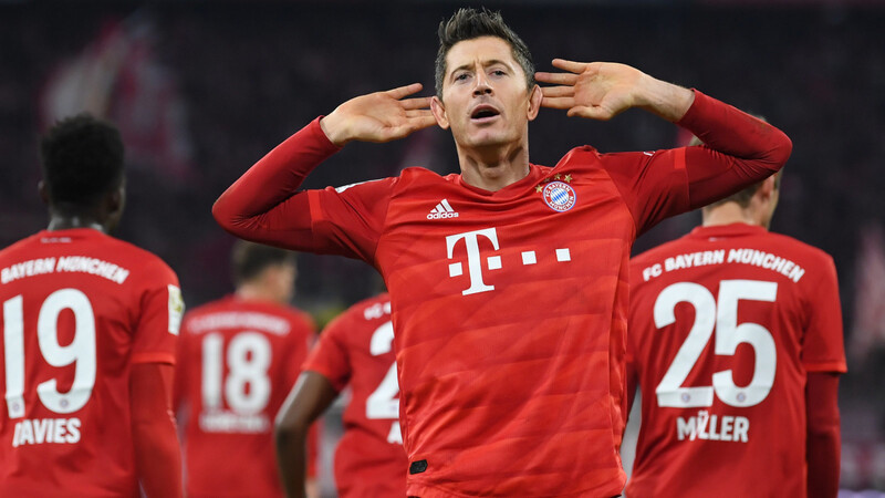 Robert Lewandowski erzielte erneut einen Doppelpack.