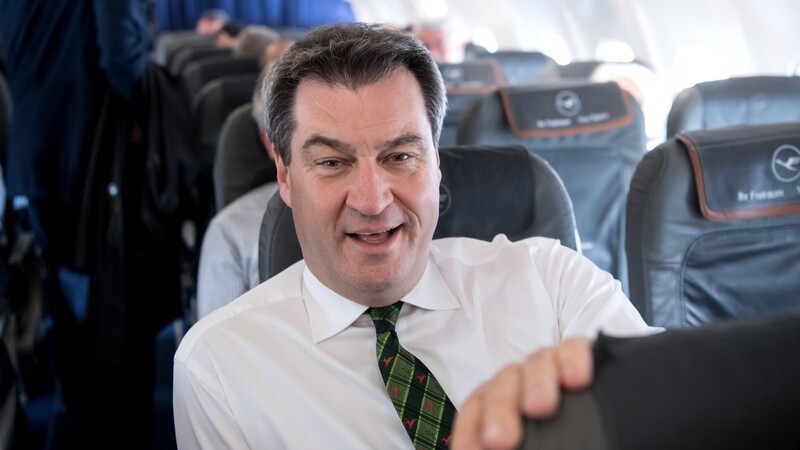 Das Programm der Reise ist "bewusst sachlich nüchtern" gehalten, sagt Markus Söder vor seiner Reise nach Russland.