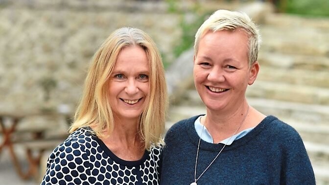 Désirée von Bohlen (l.) und Anja Kälin haben die Demenz-Buddies gegründet.