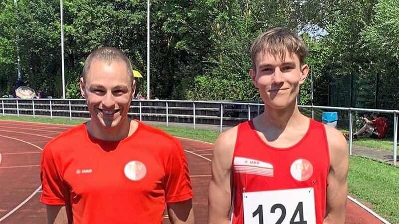 Andreas Maulberger und Nicolai Postruznik (von links) überzeugten bei der Bezirksmeisterschaft auf ganzer Linie.