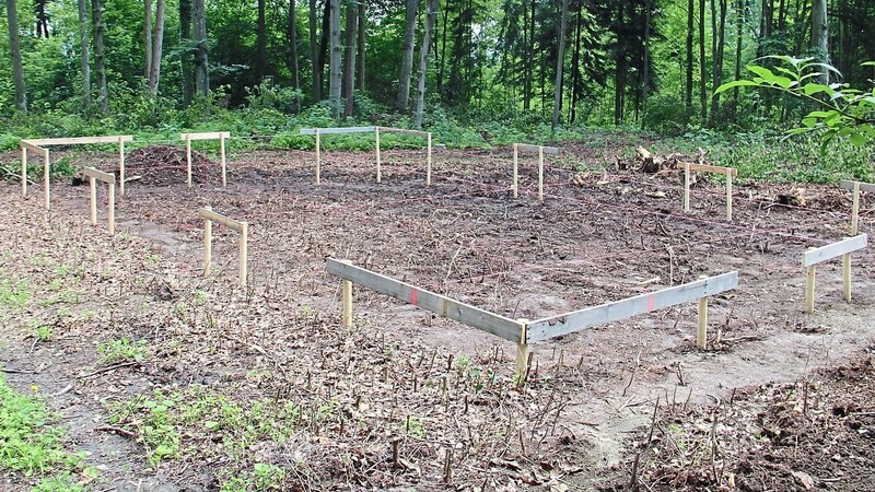 Auf diesem Areal wird die Schutzhütte der Stadtwaldzwerge entstehen. Allerdings wird diese nur bei schlechtem Wetter genutzt.