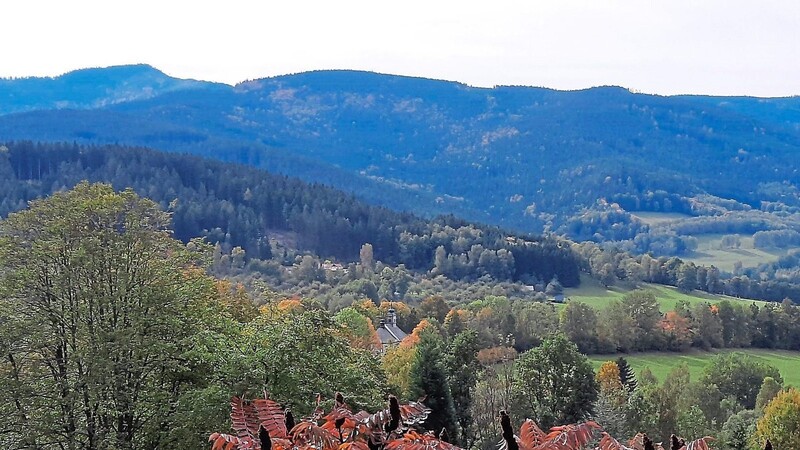 Der Osser von der böhmischen Seite aus betrachtet - eine Ansicht, die einige Besucher nicht kannten.