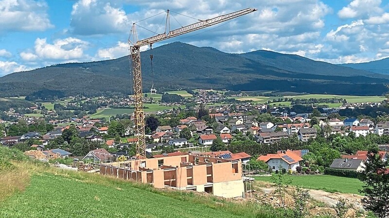 Auch im neuen Baugebiet am Schinderbuckel herrscht rege Bautätigkeit.