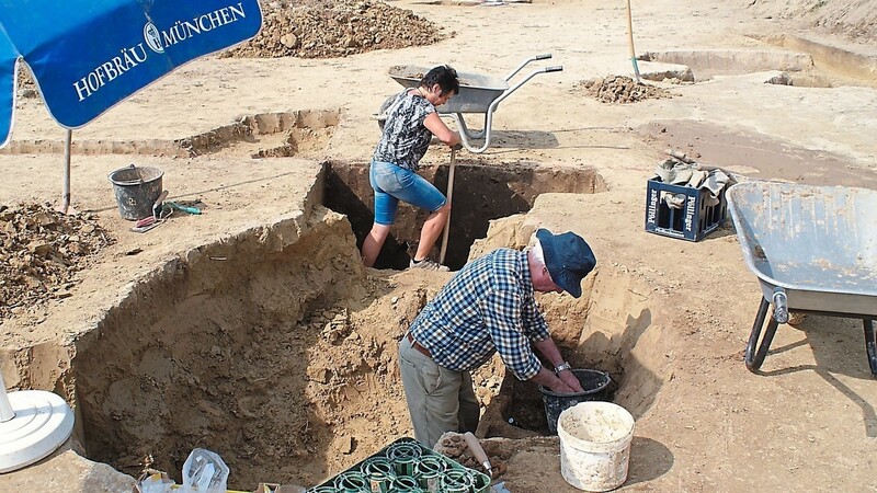 Archäologische Ausgrabungen in Altdorf in den Vorjahren - eine Zeitreise weit in die Vergangenheit.