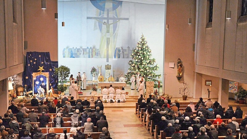 Bisher war die Christmette in der Pfarrei St. Elisabeth gut besucht. Ob sie heuer wie geplant um 21 und 23 Uhr stattfinden kann, ist noch nicht entschieden.