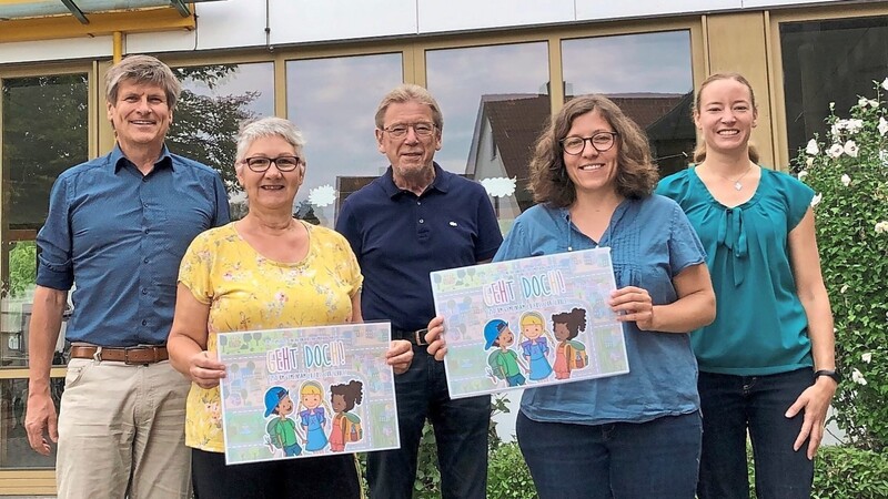 Hoffen auf viele Kinder bei der Mitmachaktion: (von links) Michael Stanglmaier, Irene Bauer, Martin Pschorr, Barbara Bucksch und Melanie Falkenstein.