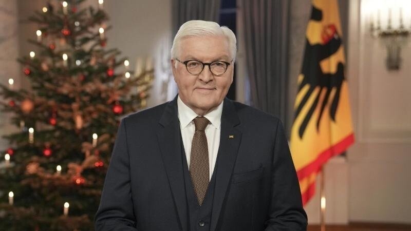 Bundespräsident Frank-Walter Steinmeier rief in seiner Weihnachtsansprache zum Zusammenhalt auf.