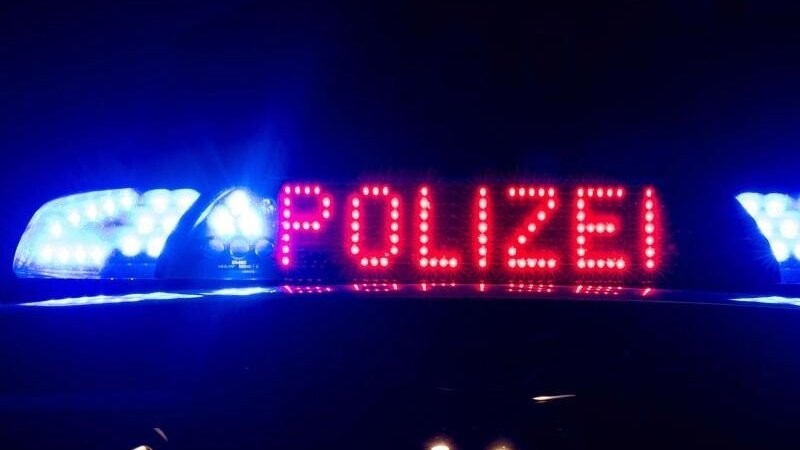 Das Blaulicht auf einem Polizeiauto. (Symbolbild)