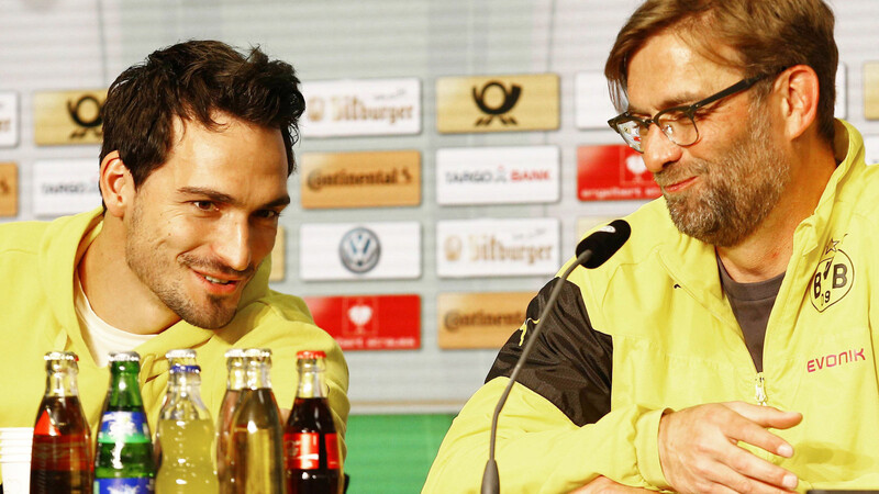 Einst gemeinsam für den BVB: Mats Hummels (li.) und Jürgen Klopp.