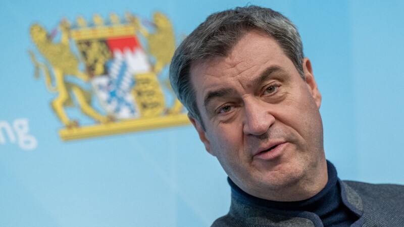 Markus Söder (CSU), Ministerpräsident von Bayern, spricht.