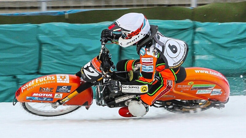 Markus Jell auf seinem Motorrad.