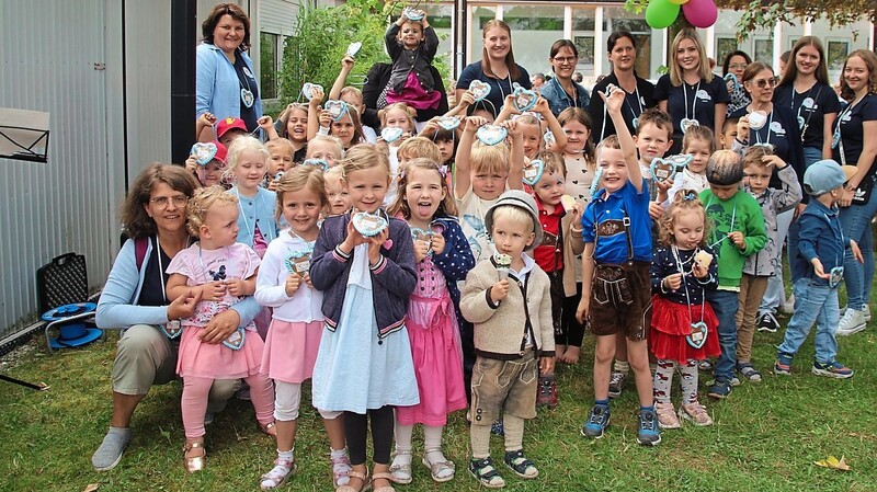 Zur Erinnerung gab's Lebkuchenherzerl.