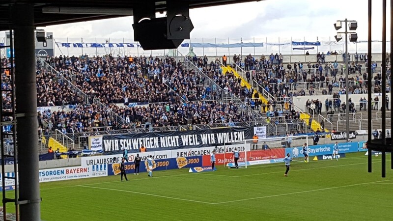 Auch die Sechzig-Fans beteiligen sich am Protest gegen die Kommerzialisierung im Fußball.