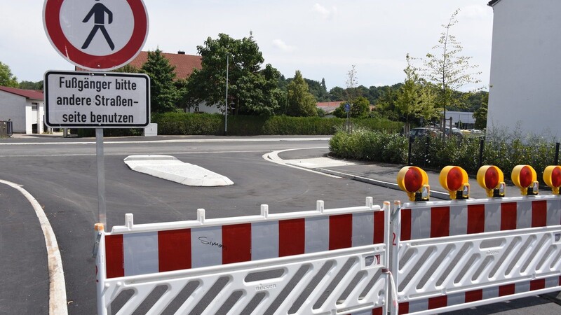 Derzeit noch gesperrt ist die Einmündung der Gobener Straße.