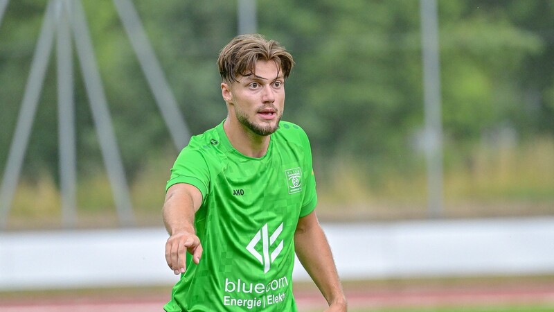 Konnte überraschend doch am Dienstag auflaufen: Alexander Sperl, neuer Abwehrchef der SpVgg GW Deggendorf.