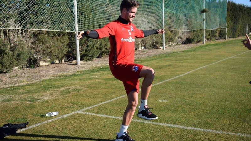 Kapitän Josef Welzmüller im Trainingslager.