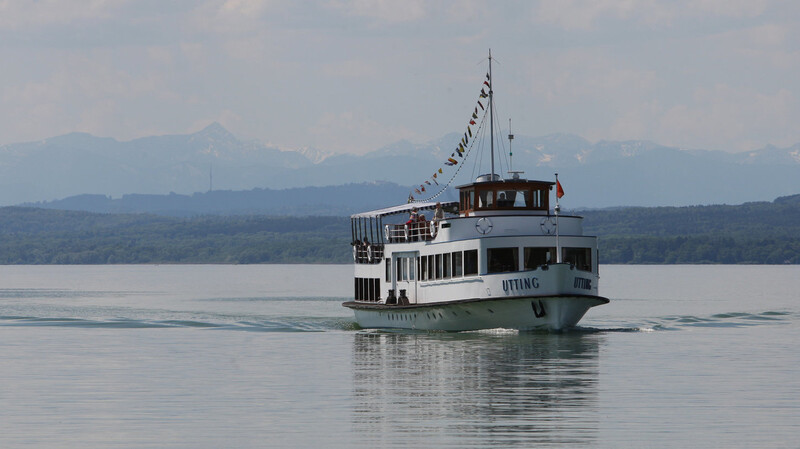 Das Passagierschiff Utting der Ammersee-Schiffsflotte: Einser-Schüler fahren in den Sommerferien umsonst mit.