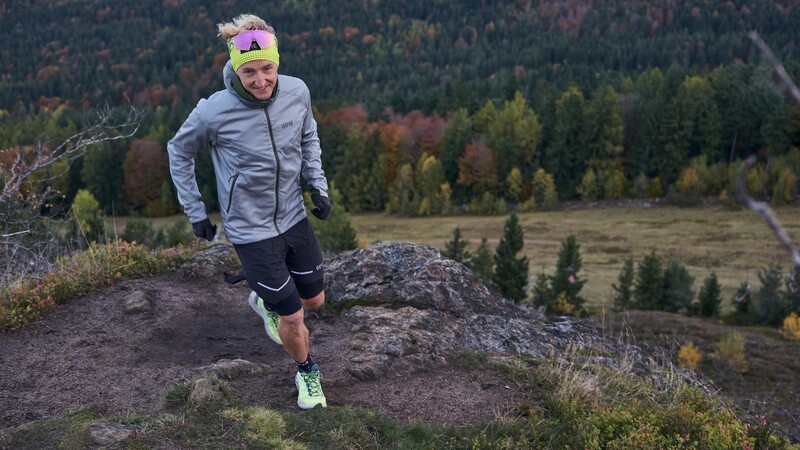 Martin Pfeffer bei einem Lauf in der Heimat.