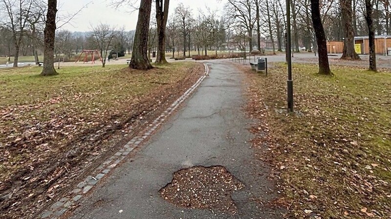 Der Stadtpark soll durch die Umgestaltung aus seinem Dornröschenschlaf geholt werden. Auch die maroden Wege werden saniert.