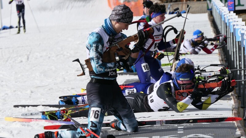 Benjamin Fuchs (ganz vorne) vom SC Zellertal Drachselsried kam am Samstag als Achter in die Top Ten.