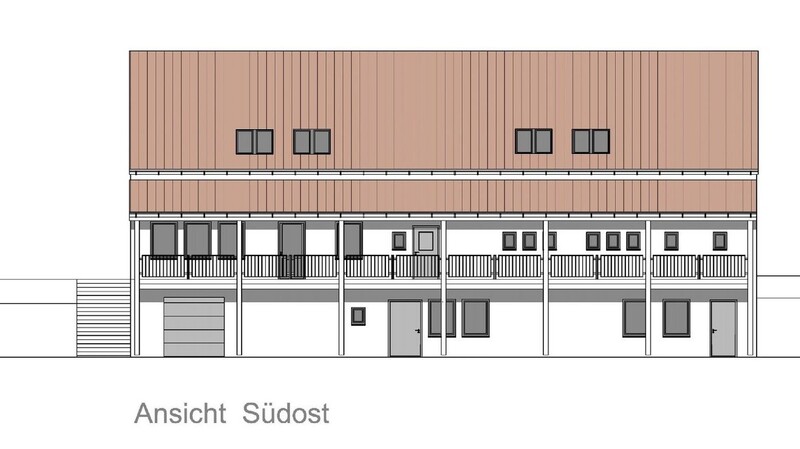 Äußerlich soll sich am Sportheim wenig ändern: Es stehen Ausbesserungsarbeiten an, zudem sollen Geländer, Fenster und Türen ausgetauscht werden.