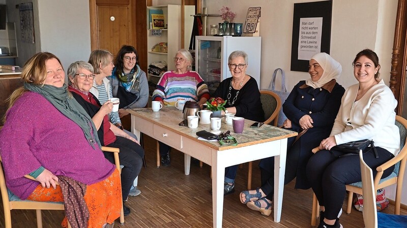 Zu den Treffen kommen durchschnittlich zehn bis 15 Leute, aber manchmal können es auch nur fünf Frauen sein.