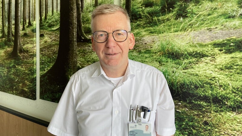 Chefarzt Dr. Peter Kolbinger leitet das "Zentrum für Altersmedizin" am Donau-Isar-Klinikum Landau.