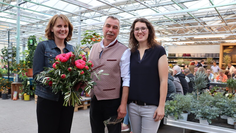 Marion, Max und Lisa Holzner waren am Freitagabend herzliche Gastgeber.