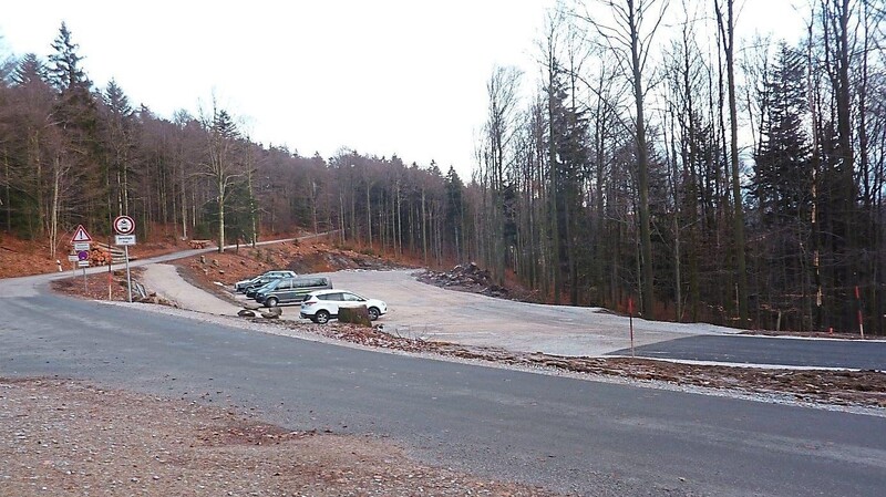 Der Gemeinderat befürwortete den erweiterten Wanderparkplatz am Hohenbogen, der bereits erstellt wurde.