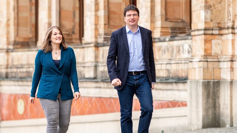 Florian von Brunn und Ronja Endres führen seit 2021 gemeinsam die Bayern-SPD.