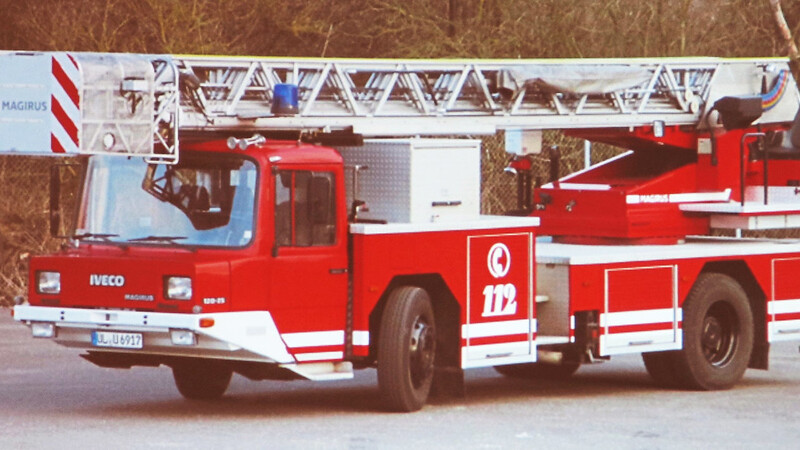 So sieht es aus: Das neue Drehleiterfahrzeug, das die Freiwillige Feuerwehr Wörth noch in diesem Jahr erhält.