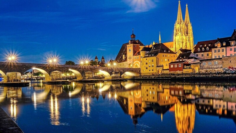 Das Bild "Regensburger Dom" von Albert Baumgartner erreichte den zweiten Platz beim Sonderwettbewerb.