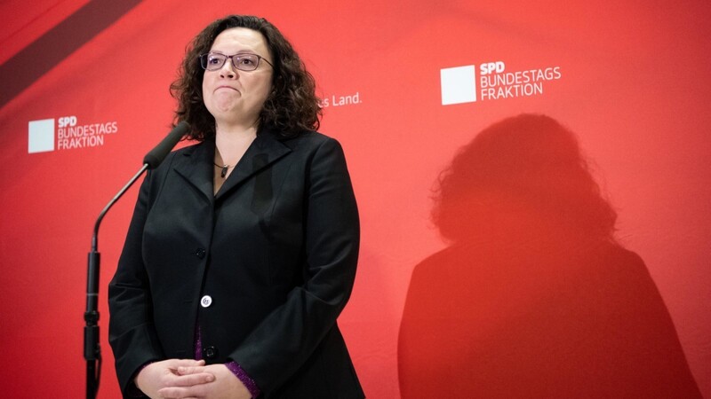 Der ohnehin schon angeschlagenen schwarz-roten Regierungskoalition versetzt Andrea Nahles mit ihrem Rücktritt den womöglich entscheidenden Schlag. (Archivfoto)