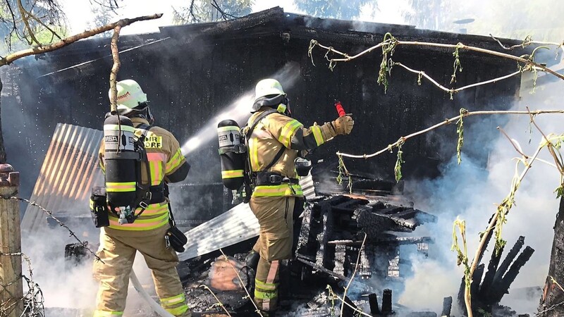 Die Feuerwehr hatte alle Hände voll zu tun.