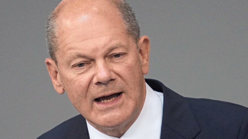 "Wir müssen Dinge anders machen", sagt Olaf Scholz.